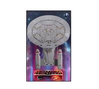 Set da parete per Lego 10356 Starship Enterprise, montaggio a parete, solo espositore da parete, compatibile con Lego 10356 (cornice A (senza luci)