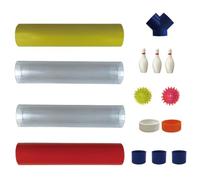Set Da Per Pista Da Corsa Con Tubo Trasparente - Giocattolo Da Corsa | Set Da Per Pista Da Corsa Con Tubo Trasparente, Lunghezza Del Tubo Da 45 Pollici, Set Di Giocattoli Per Corsa Con Sfera