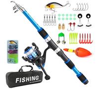 Set da pesca per bambini, 1,8 m, per bambini, set da pesca portatile, per bambini