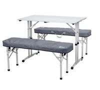 Set da picnic berger trevi con tavolino e panche 90 x 52,5 cm