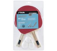 Set Da Ping Pong Sassy composto da 2 racchette + 3 palline + Rete e Tendirete Tennis Tavolo Stiga cd.2C4-544