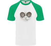 Set Da Ping Pong Sketch Per Uomini T-Shirt Baseball A Maniche Corte