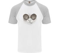 Set Da Ping Pong Sketch Per Uomini T-Shirt Baseball A Maniche Corte