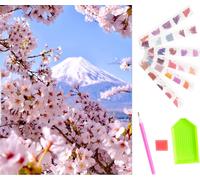 Set da pittura a diamante con motivo di fiore di ciliegio