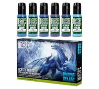 Set da pittura - Blu Blue Azurre - Aerografo Pennello acrilico