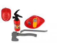 Set da pompiere con casco e accessori