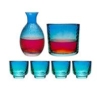 Set da portata per sakè, bicchieri giapponesi in, set per sakè caldo e freddo, per whisky, liquore, vodka, birra, bevande, feste, riunioni, casa, bar e