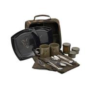 Set Da Pranzo Fox CamoLite Per 2 Persone / Bagaglio Da Pesca Al Carpfishing