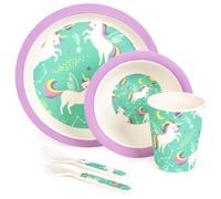 Set Da Pranzo Per Bambini Boppi 5 Pezzi - Unicorni