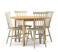 Set da pranzo Wood in rovere/greige