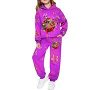 Set da ragazzo a tema due pezzi pigiama stampato festa inverno San Nicola spettacolo famiglia regalo anni confortevole cotone morbido decorazione celebrazione alto basso confortevole