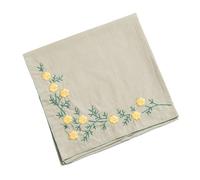Set da ricamo per fazzoletti per aghi per bambini, incluse istruzioni per il campione, set di aghi, Verde brocade floreale, Taglia unica