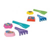 Set da sabbia 4 pezzi Paw Patrol - paletta, rastrellino e 2 formine