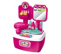 Set da salone di bellezza per ragazze - Set di trucco educativo per ragazze - Set KiSalon Dee bellezza principessa, giocattoli salone di bellezza, giocattolo simulazione saloni parrucchiere intero