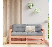 Set da Salotto da Giardino Set di Divani in Pino Massiccio da 3 Pezzi con Cuscini Mobile da Giardino Modulare per Balcone da Disponibile in Vari Colori (2 posti)