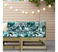 Set da Salotto da Giardino Set di Divani in Pino Massiccio da 3 Pezzi con Cuscini Mobile da Giardino Modulare per Balcone da Disponibile in Vari Colori (Divano ad angolo)