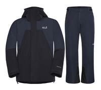 Set da sci Jack Wolfskin Flowline 2L Ins, uomo, blu scuro