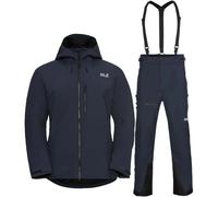 Set da sci Jack Wolfskin Flowline Pro 2L Ins, uomo, blu scuro