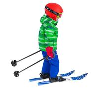Set da sci per bambini, sci di fondo con bastoncini e attacchi per principianti dai 3 ai 4 anni, perfetti per sport invernali e divertimento all'aria aperta