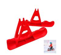 Set da sci sportivo da neve, slitta sci stabile per bici senza pedali,