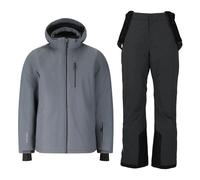 Set da sci Whistler Gippslang/Drizzle, da uomo, grigio scuro