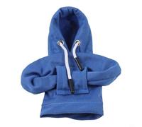 Set da scrivania a tema rientro a scuola, con cappuccio e mini zaino, compatibile con modelli di oca da 17 cm (blu)