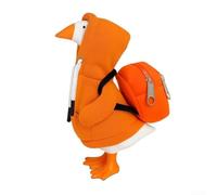 Set da scrivania da 17,8 cm, per il rientro a scuola con cappuccio e mini zaino, scomparti portaoggetti funzionali, progettato per migliorare l'aspetto della statuetta d'oca da scrivania (vestito da