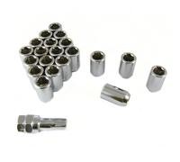 Set da SILVER imbus lug Dadi Acciaio 12x1.5 + Key
