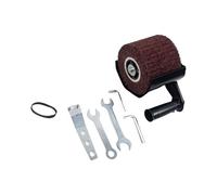Set da smerigliatrice angolare funzionale a 10 angoli con ruota da 120 mm e manico ergonomico per un controllo di precisione e un risultato fluido in metallo