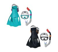 SET DA SNORKELING MERIDIAN MASCHERA BOCCAGLIO PINNE 14+ ANNI 2 COLORI ASS 25020
