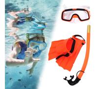 Set da snorkeling Occhialini da nuoto Tubo di respirazione regolabile per