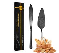 Set da taglio per torte per matrimoni, set di stampini per torte e paletta per - Affettatrice per di | Durevole set da taglio per con affettatrice per per feste di compleanno d