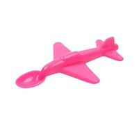 Set da tavola in plastica piccolo aeroplano, cucchiaio, forchetta e cucchiaio, set per la casa, stoviglie portatili di piccola forma (17 6 x 10 5 x 2 4 cm)