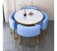 Set da tavolo da pranzo piccolo, set da tavolo da pranzo quadrato per 4 persone, mobili minimalisti salvaspazio perfetti per piccoli spazi, elegante tavolino da caffè per sala da pranzo e ri
