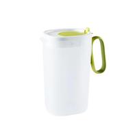 Set da tè Brocca for acqua da 1,55 litri, contenitore for limonata, bollitore for succhi, grande brocca for bevande fredde in plastica for tè freddo, succo, latte e altro ancora Set da teiera(Green)