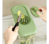 Set da tè Brocca for succhi da 4 litri, brocca for acqua fredda, grande capacità, bollitore freddo, frigorifero Set da teiera(Green)