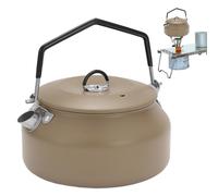 Set da tè da campeggio - bollitore per escursioni all'aperto, bollitore da caffè leggero | caldaia compatta in acciaio inox da campeggio, da viaggio, per falò, stufa, picnic, Trek Gear avventura
