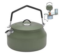 Set da tè da campeggio - bollitore per escursioni all'aperto, bollitore da caffè leggero | caldaia compatta in acciaio inox da campeggio, da viaggio, per falò, stufa, picnic, Trek Gear avventura
