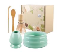 Set Da Tè Giapponese Matcha,5 Pezzi Set Di Fruste Per Matcha Ciotola,Set Di Tè Matcha Giapponese,Set Di Tè Matcha In Naturale Per La Preparazione Tradizionale Del Tè Matcha