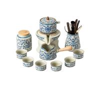 Set da tè Il set da tè in ceramica è dotato di vassoio e il automatico ruota for erogare l'acqua, regalandoti un'esperienza degustazione del Set da teiera