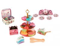 Set da tè in latta per bambini in valigetta