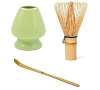 Set da tè Matcha da 3 pezzi, frusta in ceramica, paletta da tè, per cerimonia tradizionale giapponese (colore C)