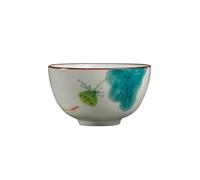 Set Da Tè Per Adulti 1 Pc 50ml Set Tè Per La Casa Tazza Viaggio Da Cinese In Ceramica Maestro Fatto A Mano In Porcellana Dipinta A Lotus Fish Set Da Tè Portatili