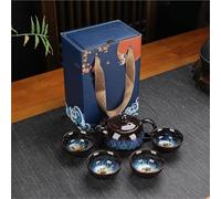 Set Da Tè Per Adulti Accessori Per La Produzione Del Tè Kung Fu Una Pentola Di Quattro Tazze Dei Migliori Appassionati Regali Per Le Vacanze Set Da In Ceramica Set Da Tè Portatili(Type-B)