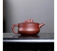 Set Da Tè Per Adulti Bollitore Fatto A Mano Con Minerale Grezzo, Sangue Drago, Sabbia, Fango, Filtro, Set Da Tè Zisha, Teiere Vintage In Argilla Viola 140 Ml Set Da Tè Portatili