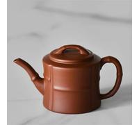 Set Da Tè Per Adulti Bollitore Per Tè Cinese Con Filtro Zisha Teaset Regalo Teiera In Argilla Viola Nodo Di Rossa Fatta A Mano Set Da Tè Portatili