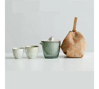 Set Da Tè Per Adulti Borse Da Campeggio All'aperto Forniture Di Articoli DaTè Coniglio In Rilievo 1 Pentola 2 Tazze Tea Maker Kit Set Tè In Argento Puro Dipinto A Mano Set Da Tè Portatili