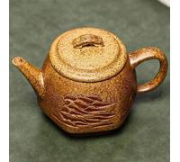 Set Da Tè Per Adulti Casa Bellezza Infusore Di Tè Autentico Crudo Sezione Minerale Fango Tea Set 280ml Yixing Teiera Argilla Viola Dipinto A Mano Sei Piazza Set Da Tè Portatili
