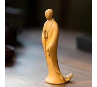 Set Da Tè Per Adulti Cinese Yixing Viola Argilla Tè Pet Creativo Fatto A Mano Buddha Monaco Statua Ornamenti Decorazione Set Da Set Da Tè Portatili