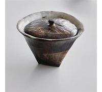 Set Da Tè Per Adulti Ciotola Per Il Coperchio Della Macchina Per Tè Yin In Polvere Zen In Ceramica Grezza Fatta A Mano In Stile Giapponese Da 100 Ml Set Da Tè Portatili